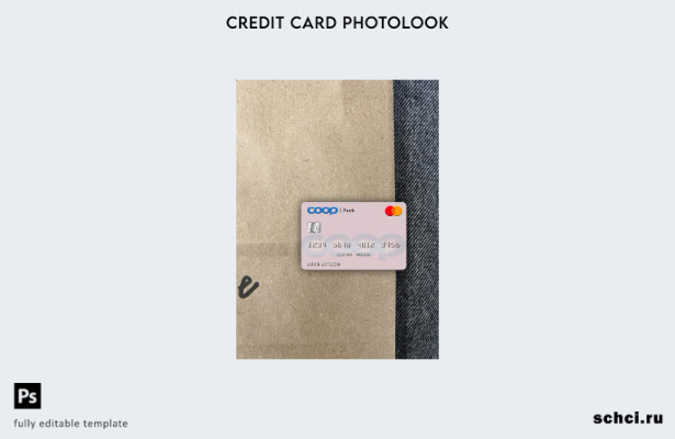 цифровая загрузка Эстония Coop Pank mastercard фотовид переднего шаблона